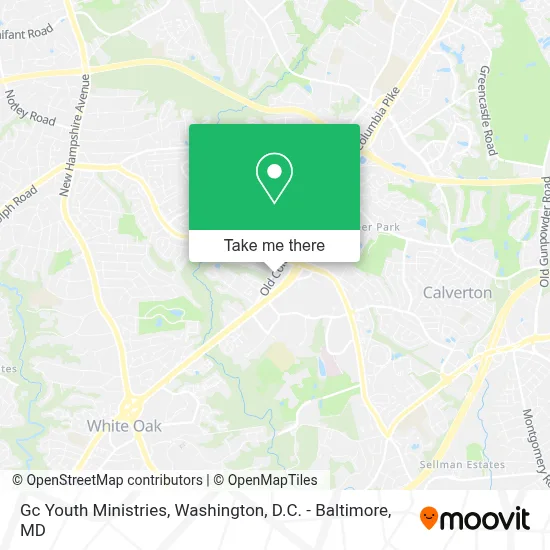 Gc Youth Ministries map