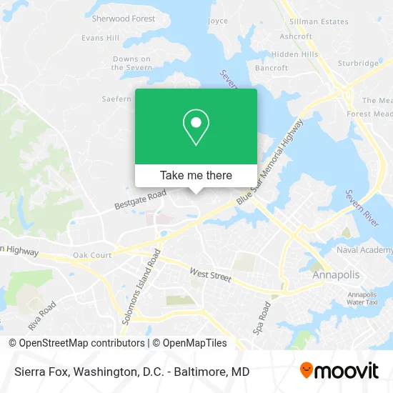 Sierra Fox map