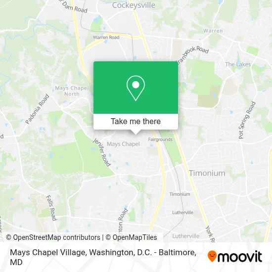 Mays Chapel Village map