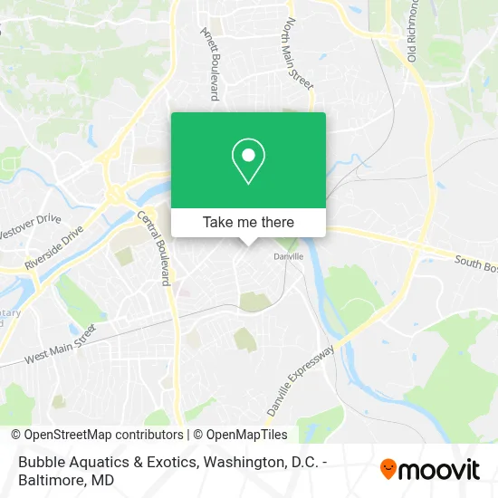 Bubble Aquatics & Exotics map
