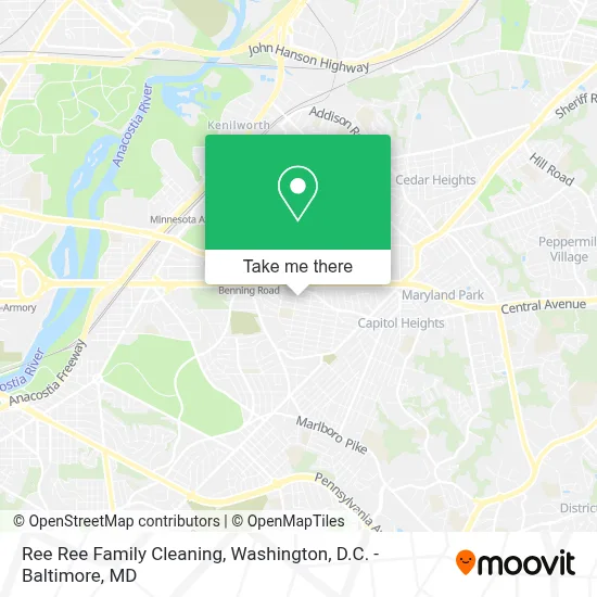 Ree Ree Family Cleaning map