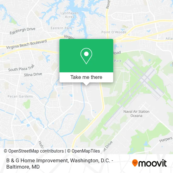 B & G Home Improvement map