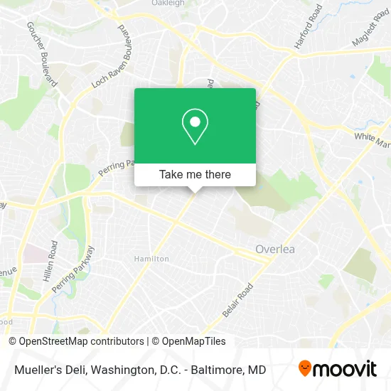 Mueller's Deli map