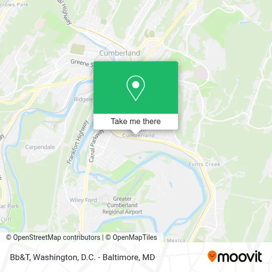 Bb&T map