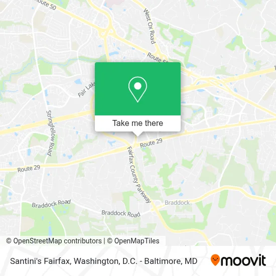 Santini's Fairfax map