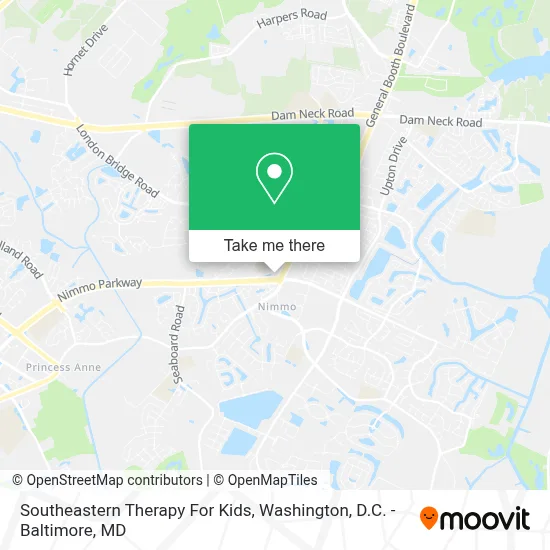 Southeastern Therapy For Kids map