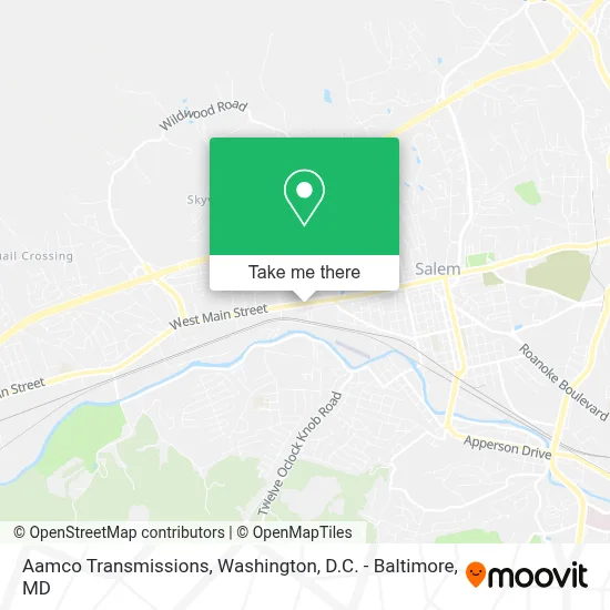 Aamco Transmissions map