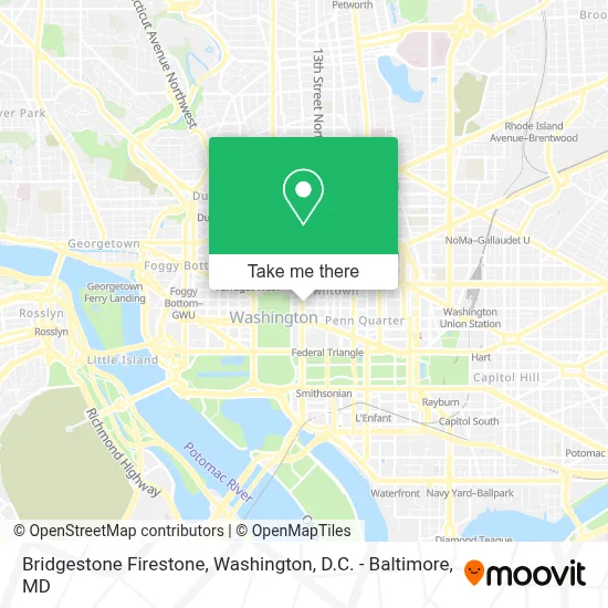 Bridgestone Firestone map