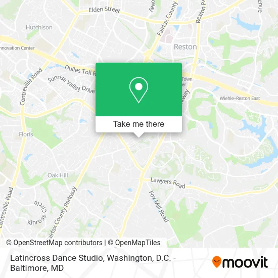 Latincross Dance Studio map