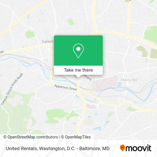 United Rentals map