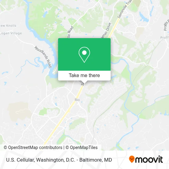 U.S. Cellular map