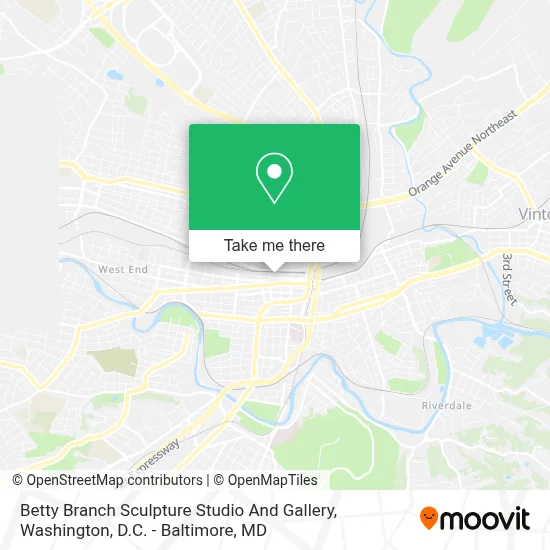 Betty Branch Sculpture Studio And Gallery map
