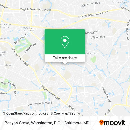 Banyan Grove map