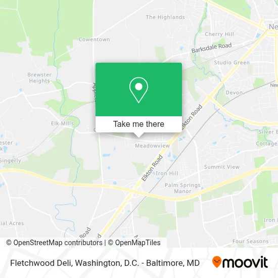 Fletchwood Deli map