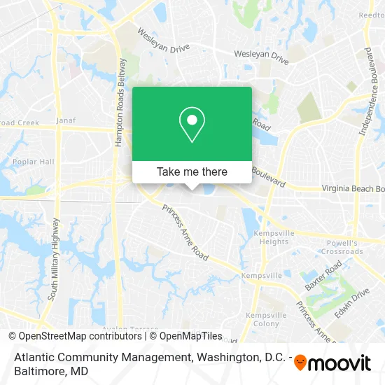 Atlantic Community Management map