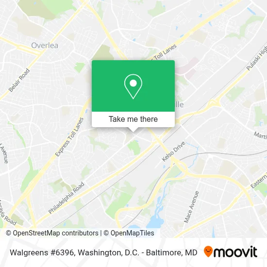 Walgreens #6396 map