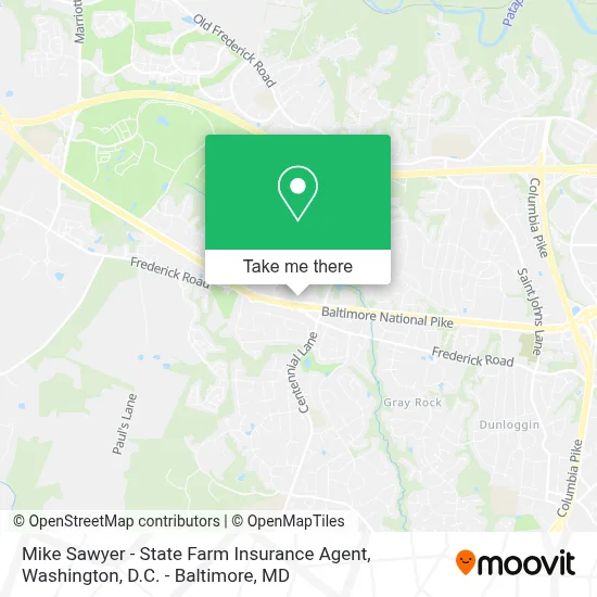 Mike Sawyer - State Farm Insurance Agent map