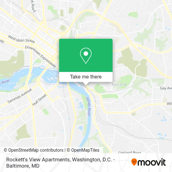 Rockett's View Apartments map