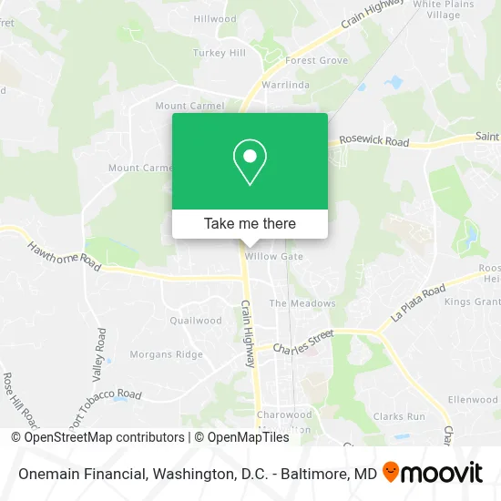 Onemain Financial map