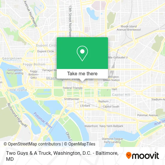 Two Guys & A Truck map