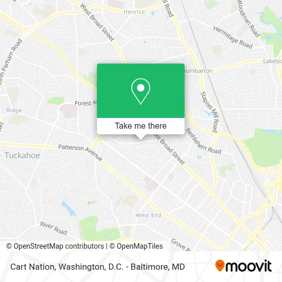 Cart Nation map