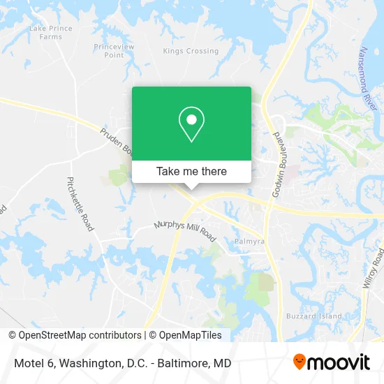 Motel 6 map