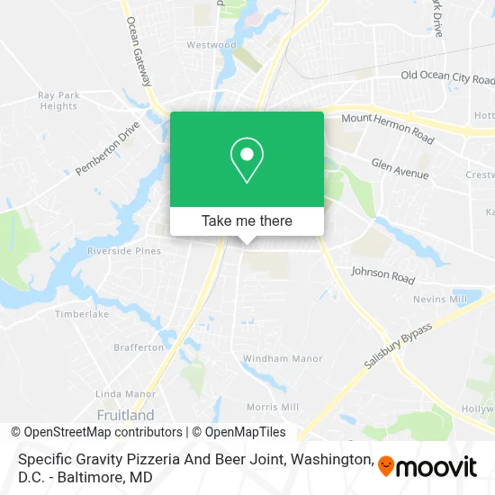 Specific Gravity Pizzeria And Beer Joint map