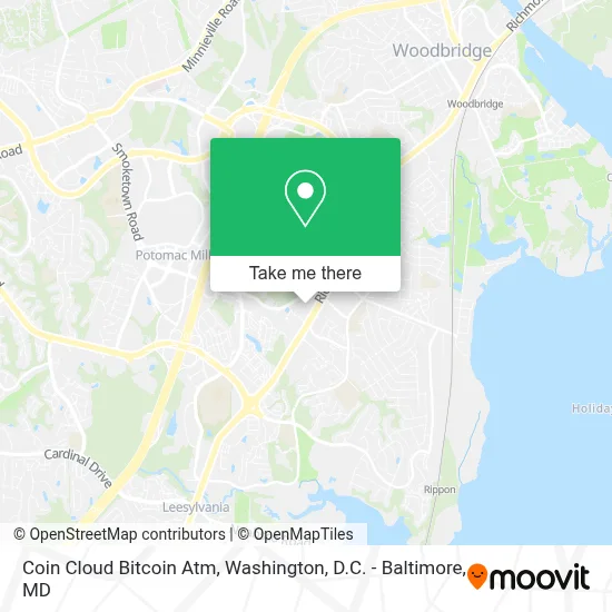 Coin Cloud Bitcoin Atm map