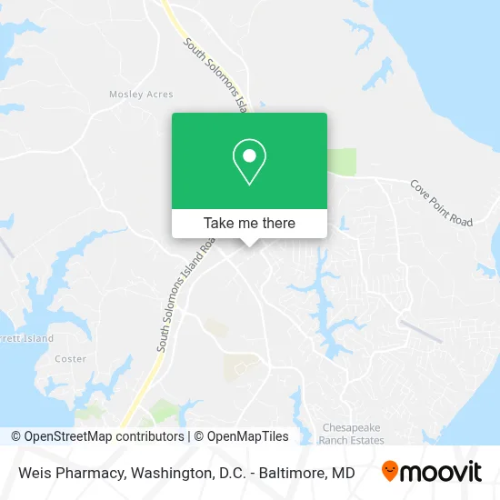 Weis Pharmacy map