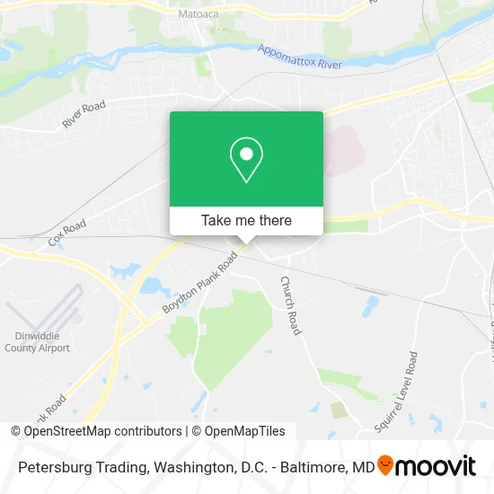 Petersburg Trading map