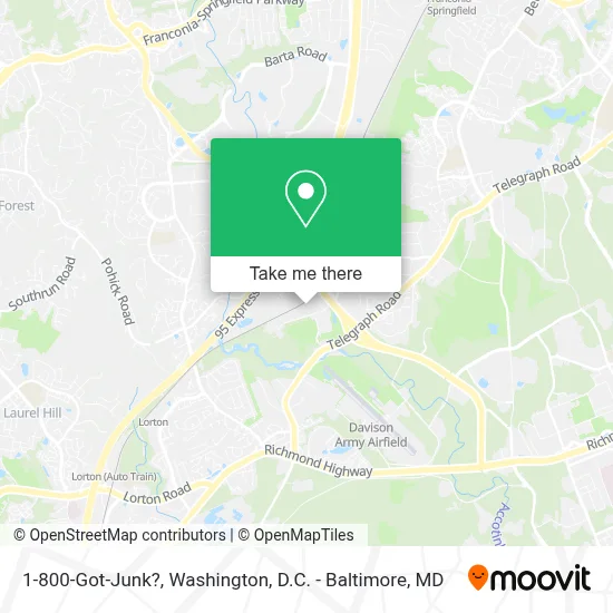 1-800-Got-Junk? map