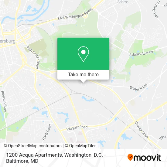 1200 Acqua Apartments map