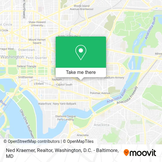 Ned Kraemer, Realtor map