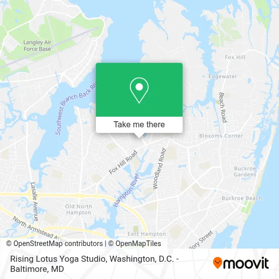 Rising Lotus Yoga Studio map