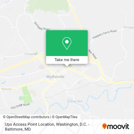 Ups Access Point Location map