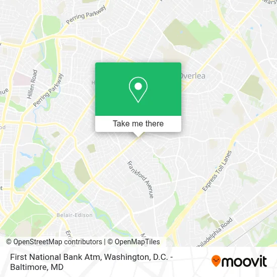 First National Bank Atm map