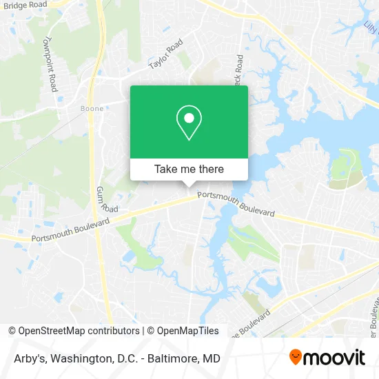 Arby's map
