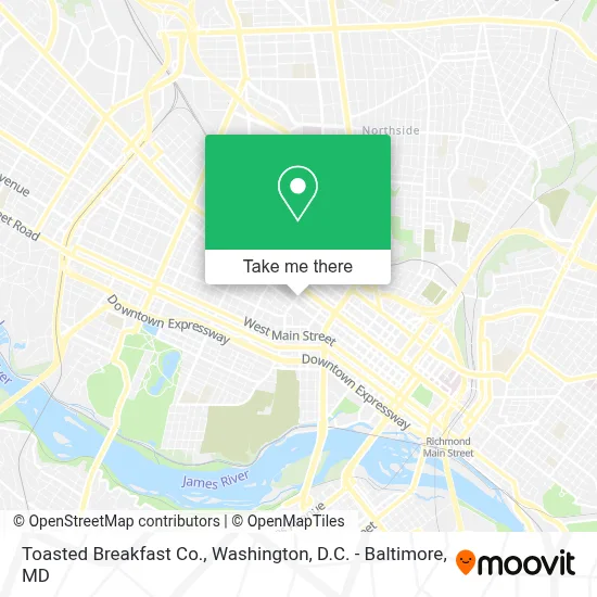 Toasted Breakfast Co. map