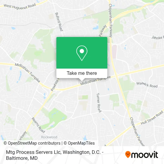 Mtg Process Servers Llc map