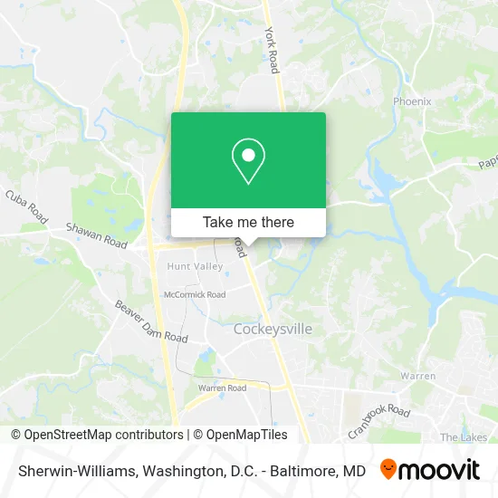 Sherwin-Williams map