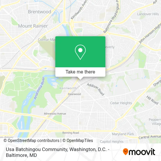 Usa Batchingou Community map