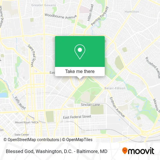 Blessed God map
