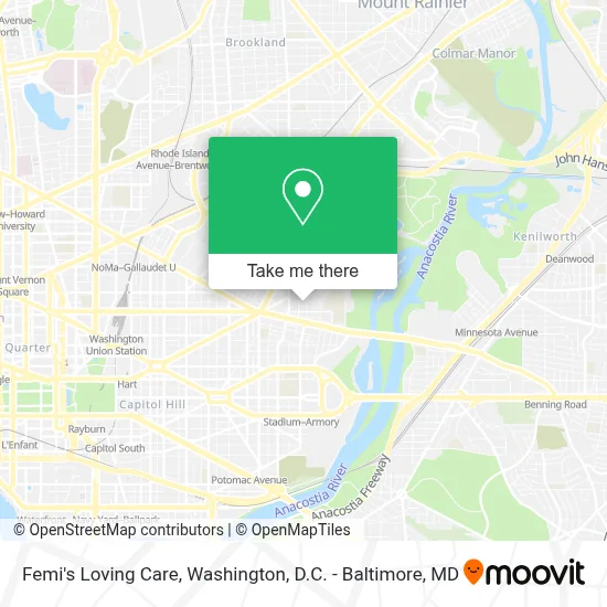 Femi's Loving Care map