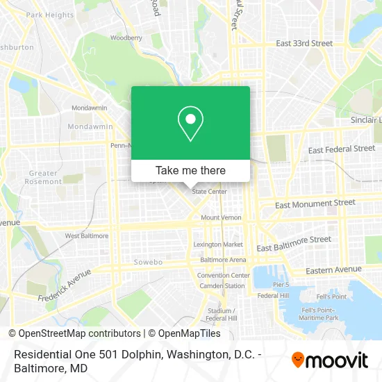 Residential One 501 Dolphin map