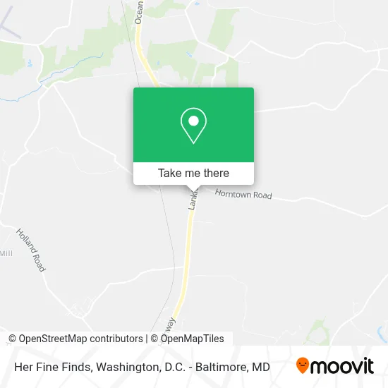 Her Fine Finds map