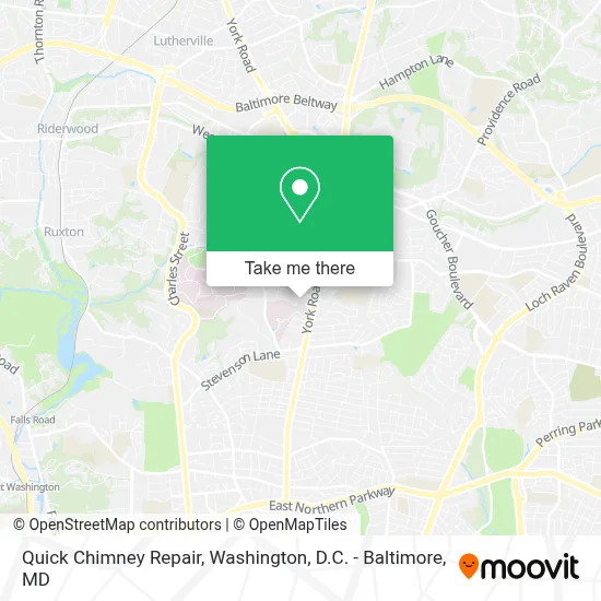 Quick Chimney Repair map
