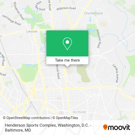 Henderson Sports Complex map