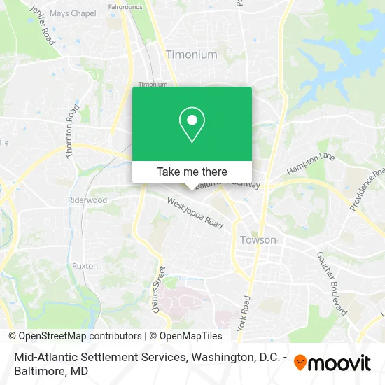 Mid-Atlantic Settlement Services map