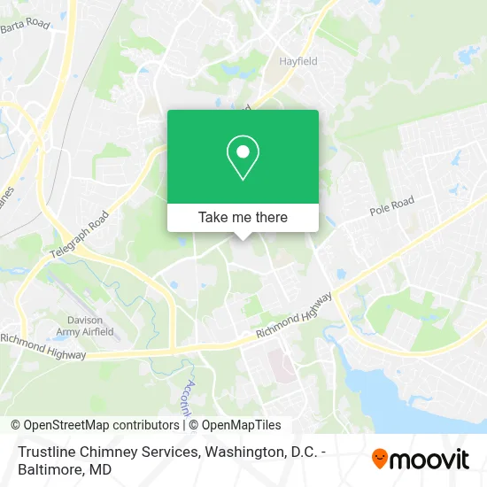 Trustline Chimney Services map