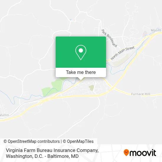 Virginia Farm Bureau Insurance Company map